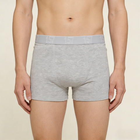 OEM Men's Contrast Trim Cotton Stretch Boxer Briefs