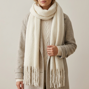 OEM Signature Brushed Fringed Scarf 