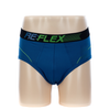 Men's Blue Polyester Brief With Jacquard Waistband (JMC12016)