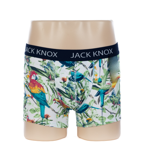 Custom Waist Logo 95% Cotton Plus Size Printed Men Boxer Underwear (JMC11010)