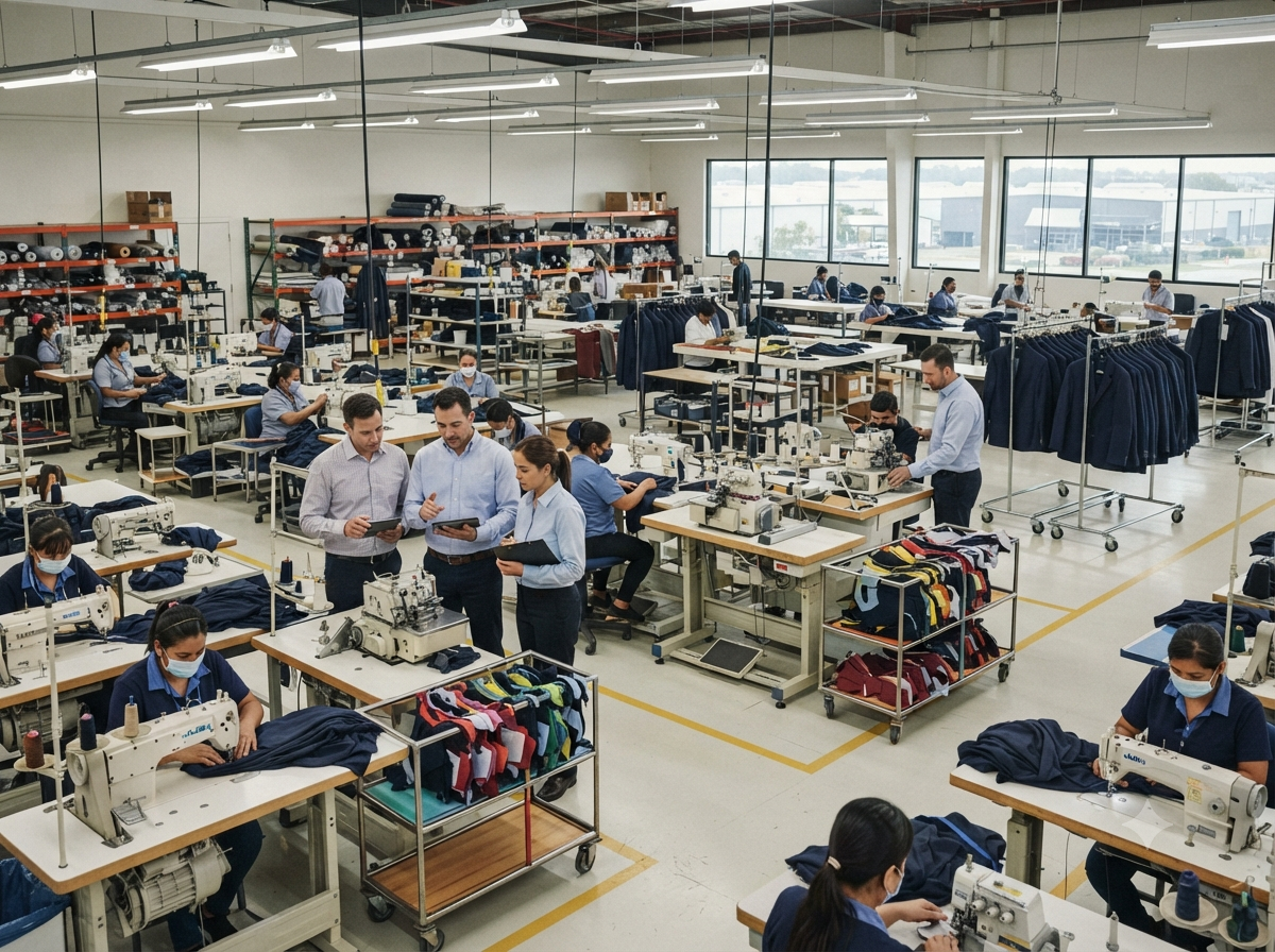 apparel industrial workflow