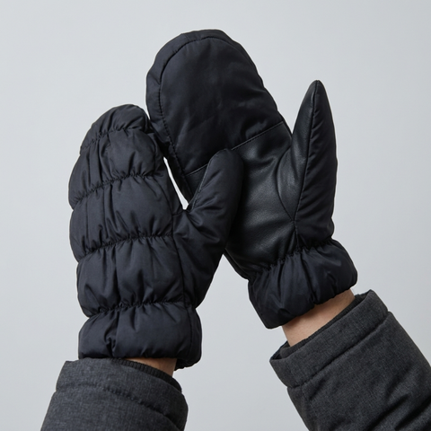 OEM Lightweight Woven Yarn-Dyed Mitten Gloves