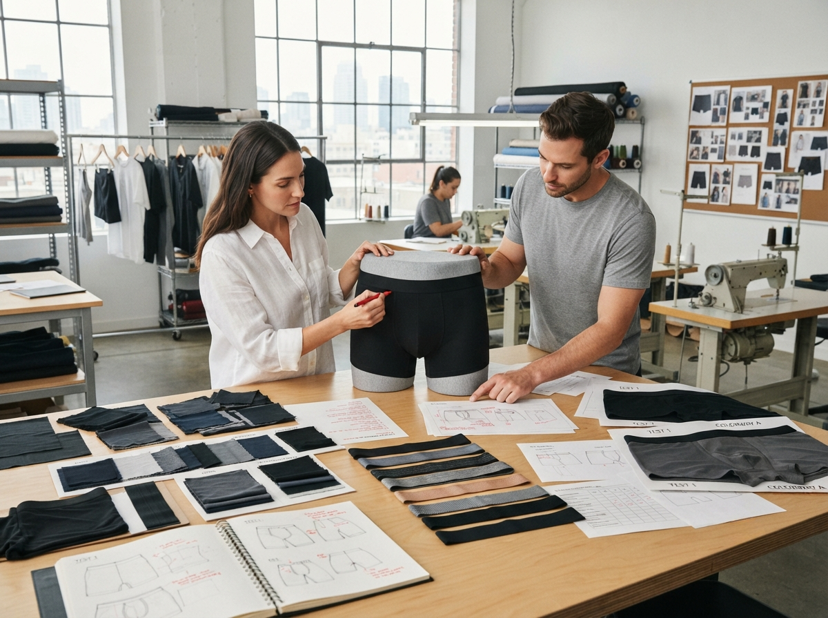 underwear product development studio flagship boxer brief