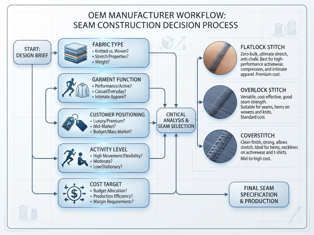 a professional apparel product development workflow infographic