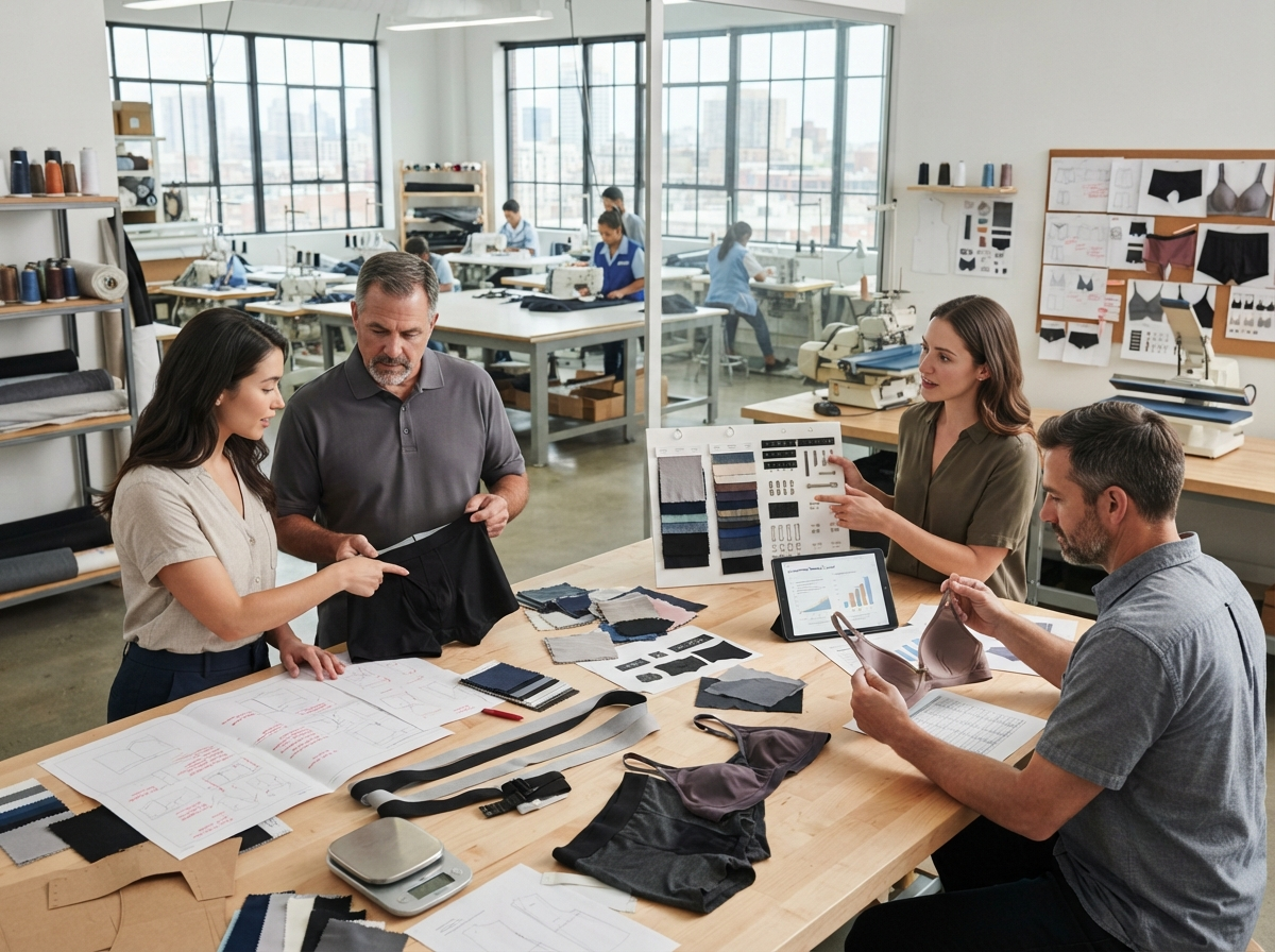 professional OEM underwear factory collaborating with a startup brand