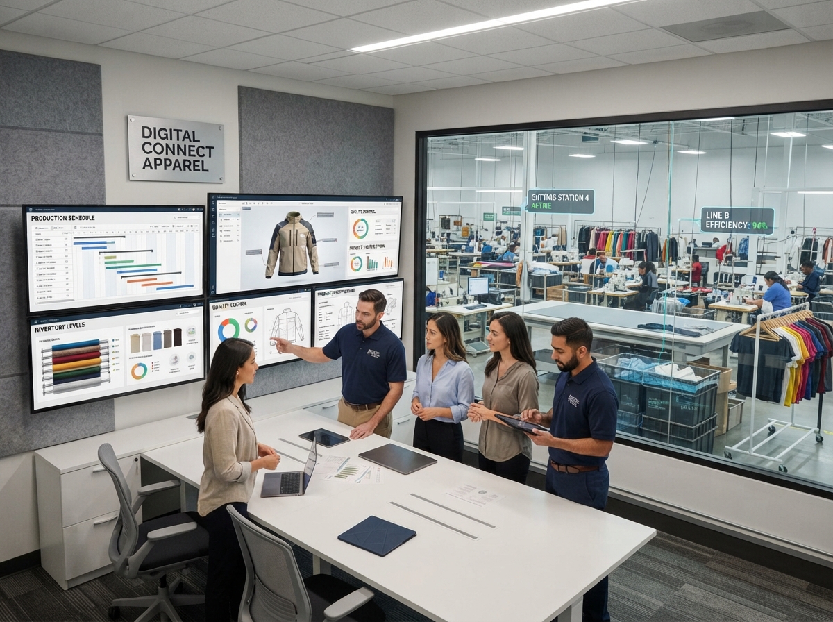 brand and factory connected through digital product-development tools