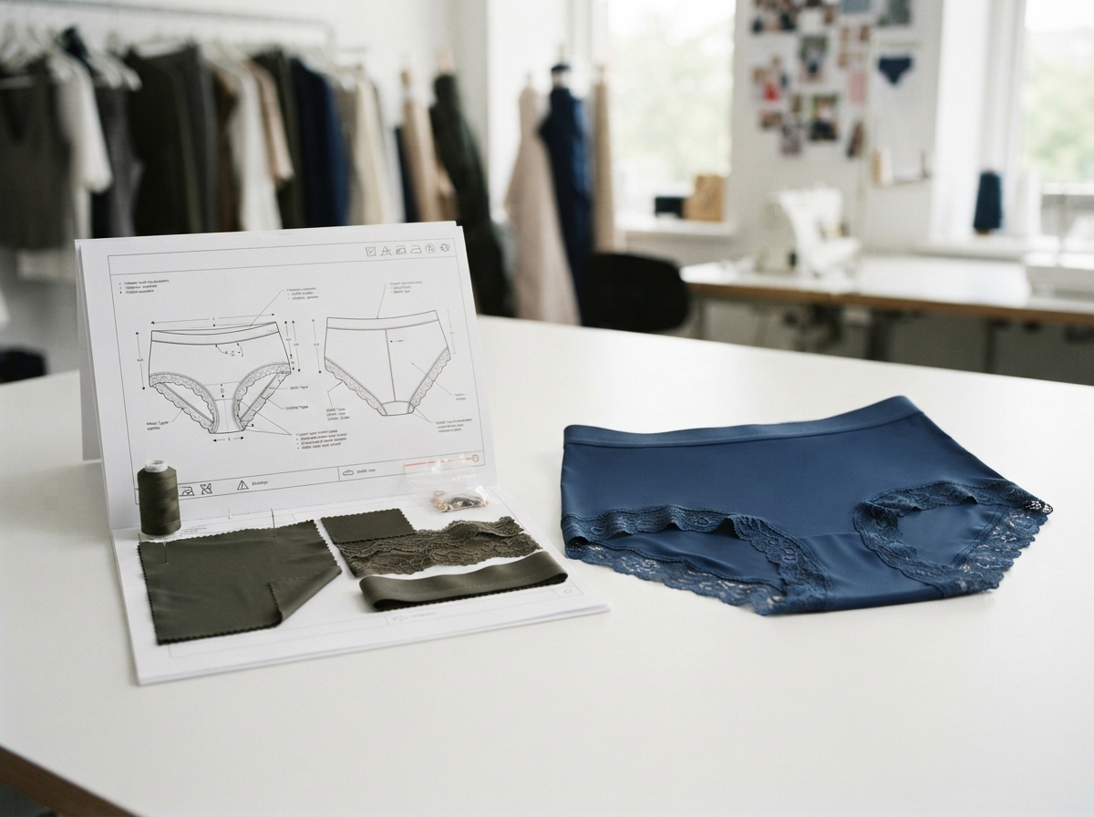 underwear manufacturing tech pack